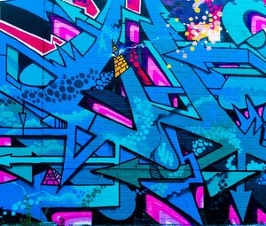 Превью обои граффити, стрит арт, красочный, стена, урбан