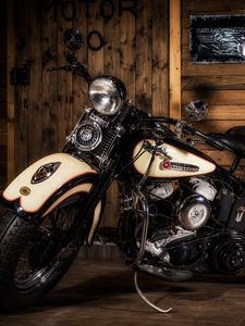 Превью обои harley davidson, мотоцикл, стиль