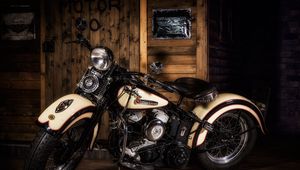 Превью обои harley davidson, мотоцикл, стиль