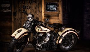 Превью обои harley davidson, мотоцикл, стиль