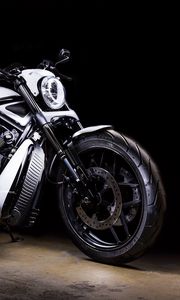 Превью обои harley-davidson, байк, мотоцикл, вид сбоку