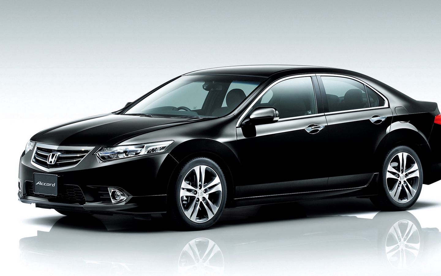 Скачать 1440x900 honda, accord, черный, машина обои, картинки 16:10