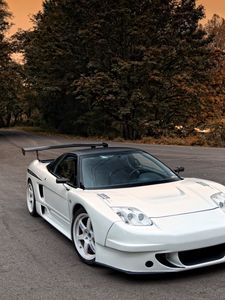 Превью обои honda, acura nsx 1993, авто, спорткар, осень