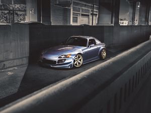 Превью обои honda s2000, улица, машина