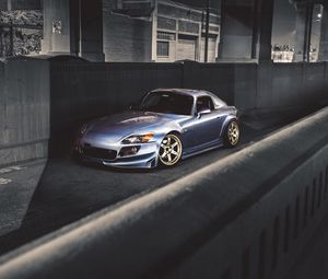 Превью обои honda s2000, улица, машина