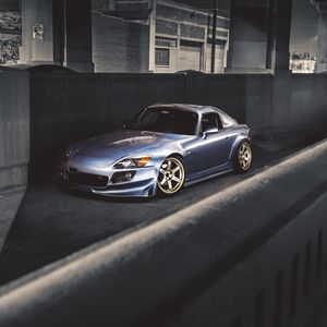 Превью обои honda s2000, улица, машина