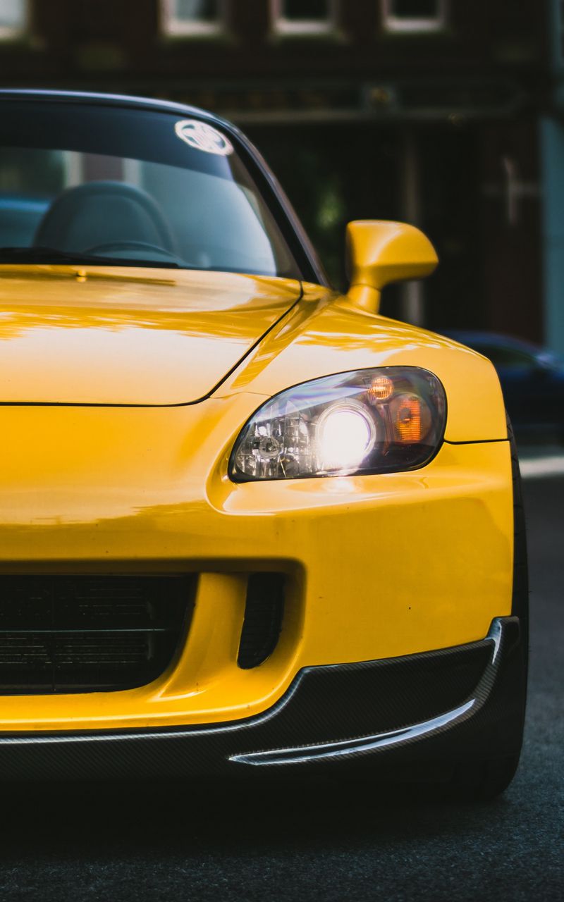 Honda s2000 желтая