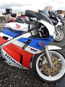 Превью обои honda vfr400r, honda, мотоцикл