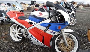 Превью обои honda vfr400r, honda, мотоцикл