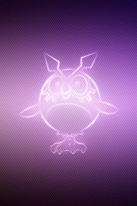 Превью обои hoothoot, вектор, покемон, животное