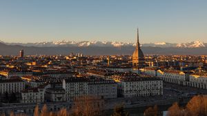 Превью обои храм, архитектура, здания, город, горы