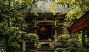 Превью обои храм, здание, архитектура, япония