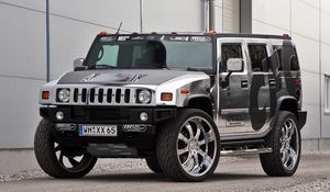 Превью обои hummer, h2, cfc, вид сбоку