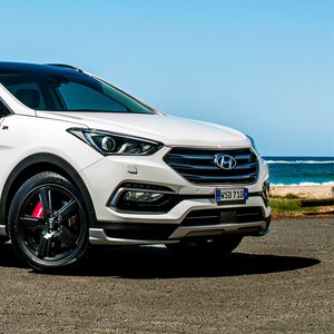 Превью обои hyundai, santa fe, кроссовер