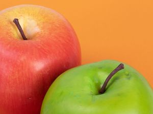 Превью обои яблоко, фрукт, красный, спелый