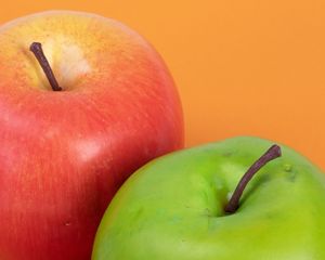 Превью обои яблоко, фрукт, красный, спелый