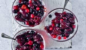 Превью обои ягоды, десерт, свежий