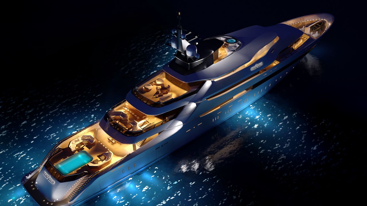 Обои яхта, концепт, luxury