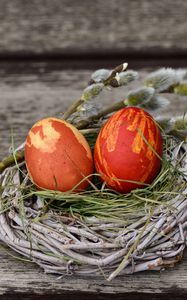 Превью обои яйца, пасха, верба, декорирование
