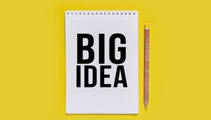 Превью обои идея, фраза, надпись, слова, блокнот