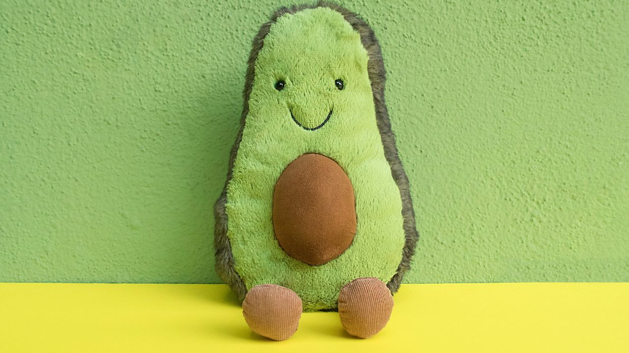 Обои игрушка, плюшевый, авокадо, милый, зеленый
