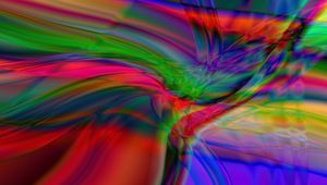 Превью обои искажение, градиент, разноцветный, складки