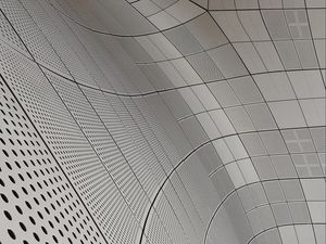 Превью обои искажение, поверхность, точки, объем