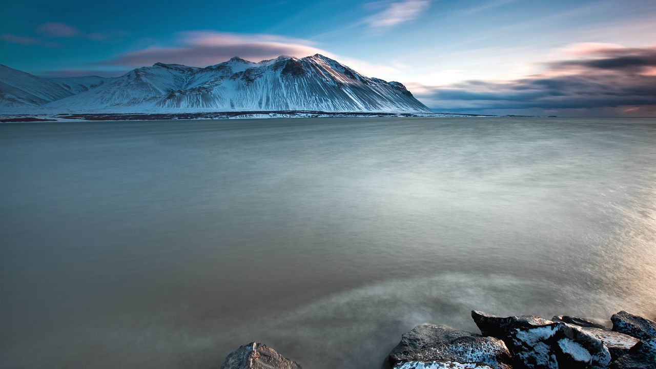 Обои исландия, горы, холод, камни