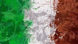 Превью обои италия, флаг, пятна, фон, текстура