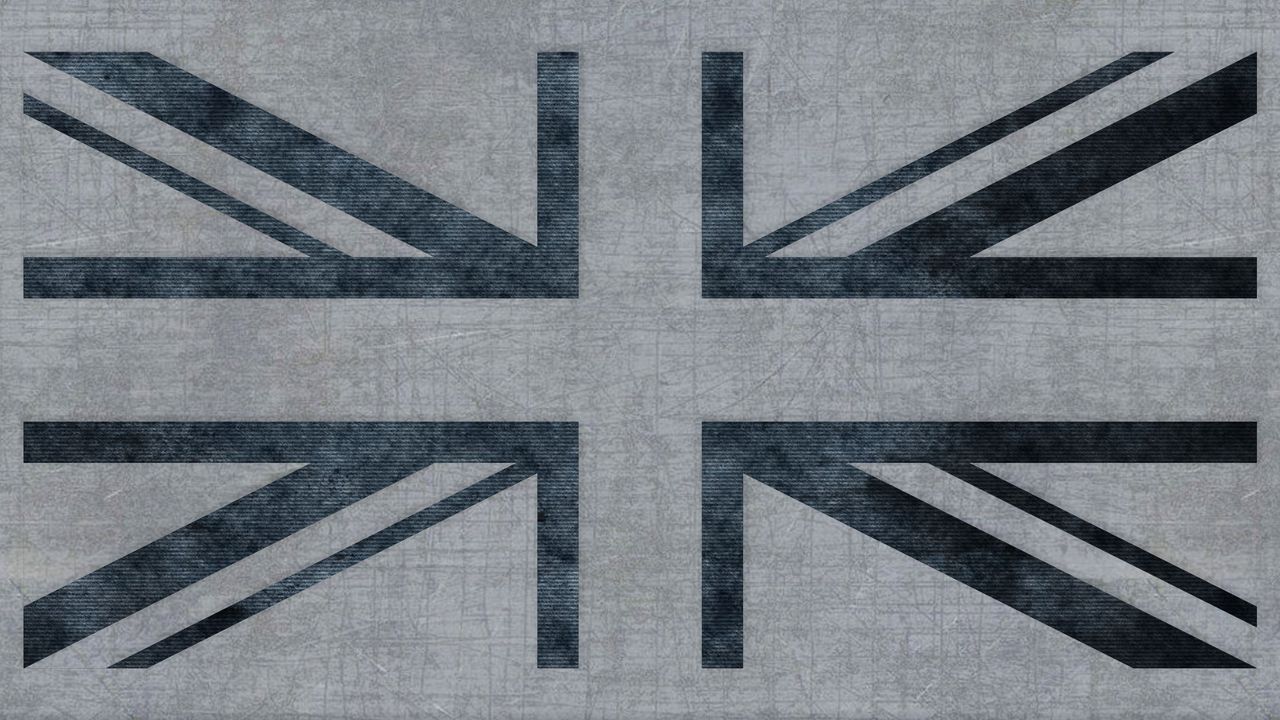 Обои юнион джек, великобритания, флаг, текстура, карандаш, фон, поверхность