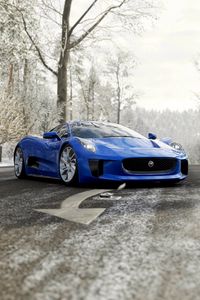 Превью обои jaguar c-x75, jaguar, спорткар, суперкар