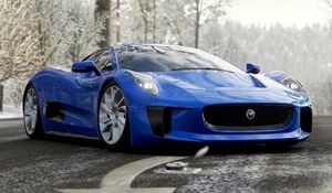 Превью обои jaguar c-x75, jaguar, спорткар, суперкар