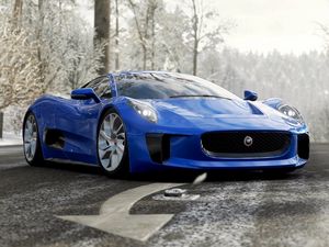 Превью обои jaguar c-x75, jaguar, спорткар, суперкар