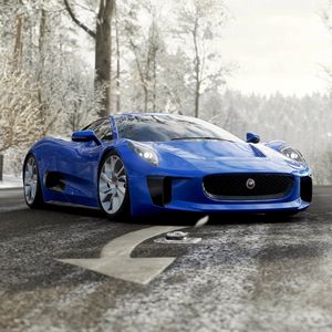 Превью обои jaguar c-x75, jaguar, спорткар, суперкар