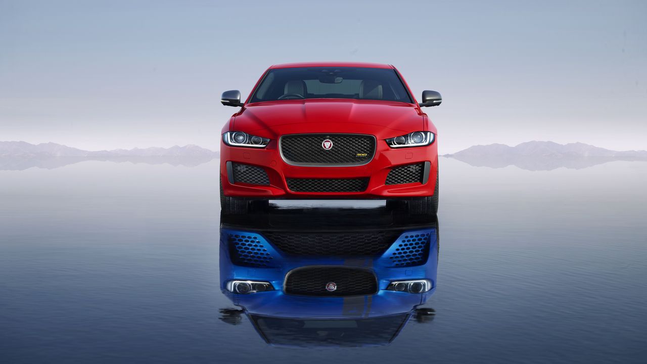 Обои jaguar xe 300 sport, jaguar xe, jaguar, спорткар, суперкар, отражение