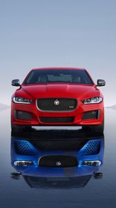Превью обои jaguar xe 300 sport, jaguar xe, jaguar, спорткар, суперкар, отражение