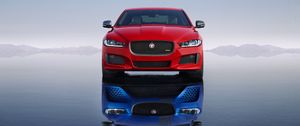 Превью обои jaguar xe 300 sport, jaguar xe, jaguar, спорткар, суперкар, отражение