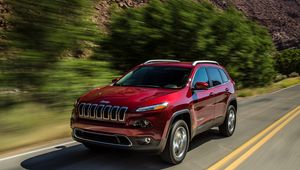 Превью обои jeep cherokee, jeep, авто, скорость, новинка, 2014