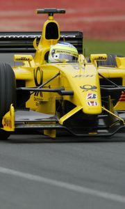 Превью обои jordan ej12, f1, jordan, formula one, dhl jordan honda