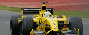 Превью обои jordan ej12, f1, jordan, formula one, dhl jordan honda