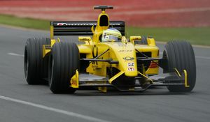 Превью обои jordan ej12, f1, jordan, formula one, dhl jordan honda