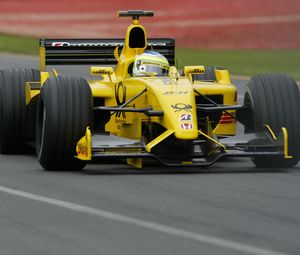 Превью обои jordan ej12, f1, jordan, formula one, dhl jordan honda