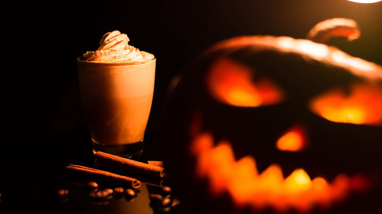 Обои какао, кофе, стакан, корица, напиток, темный