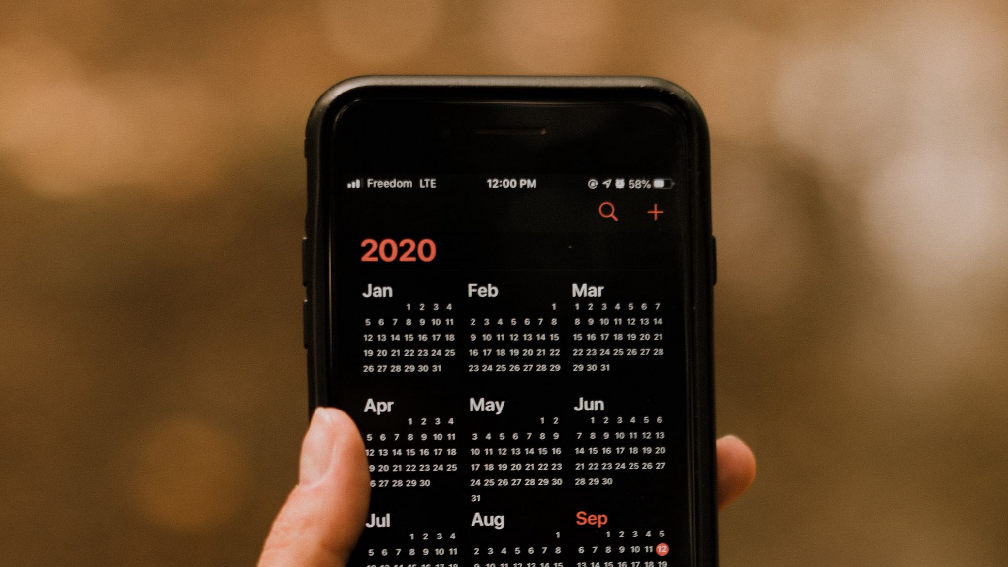 Фото календарь на iphone