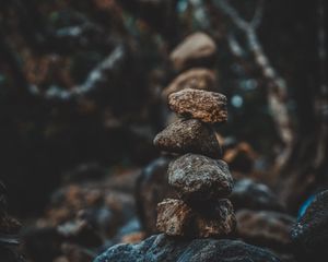 Превью обои камни, баланс, формы