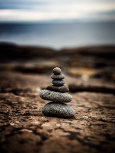 Превью обои камни, баланс, гармония, поверхность
