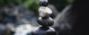 Превью обои камни, баланс, медитация, умиротворение, галька