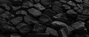 Превью обои камни, чб, природа