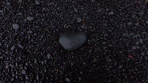 Превью обои камни, галька, черный, текстура, фон