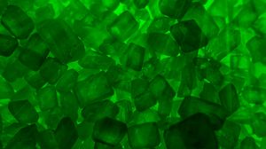 Превью обои камни, кристаллы, лучи, зеленый